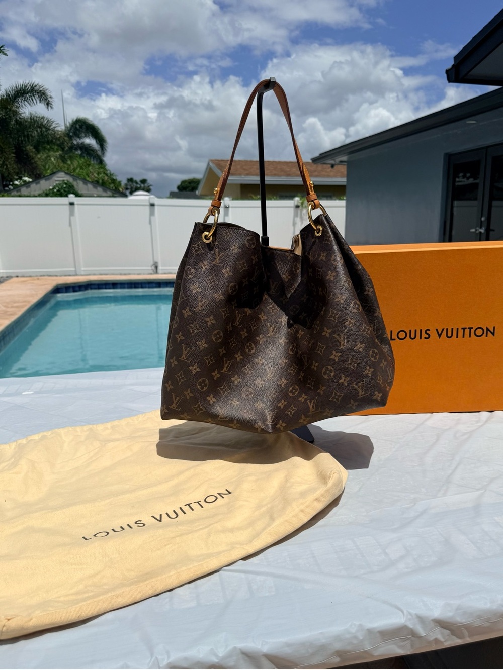 Louis Vuitton Graceful PM Monogram Shoulder Bag - Picture 2 of 12